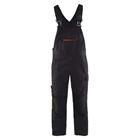 Bretelbroek met stretch High Vis 2695 - zwart/rood