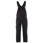 Bretelbroek met stretch High Vis 2695 - zwart/rood