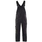 Bretelbroek met stretch High Vis 2695 - zwart/donkergrijs