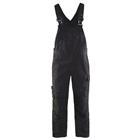 Bretelbroek met stretch High Vis 2695 - zwart/donkergrijs