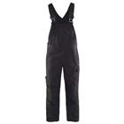 Bretelbroek met stretch High Vis 2695 - zwart/donkergrijs