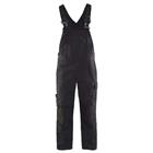 Bretelbroek met stretch High Vis 2695 - zwart/donkergrijs