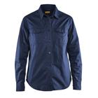 Overhemd Dames Twill 3208 - marineblauw