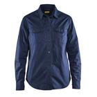 Overhemd Dames Twill 3208 - marineblauw