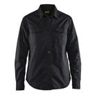 Overhemd Dames Twill 3208 - zwart