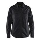 Overhemd Dames Twill 3208 - zwart