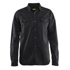 Overhemd Twill 3297 - drukknopen - zwart