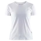 T-Shirt Dames 3304 - ronde hals - wit