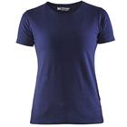 T-Shirt Dames 3304 - ronde hals - marineblauw