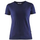 T-Shirt Dames 3304 - ronde hals - marineblauw