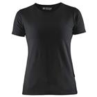 T-Shirt Dames 3304 - ronde hals - zwart