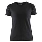 T-Shirt Dames 3304 - ronde hals - zwart