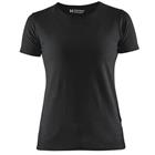 T-Shirt Dames 3304 - ronde hals - zwart