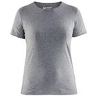 T-Shirt Dames 3304 - ronde hals - Grijs Mêlee