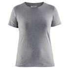 T-Shirt Dames 3304 - ronde hals - Grijs Mêlee