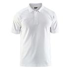 Poloshirt Piqué 3324 - kraag met knoopsluiting - wit