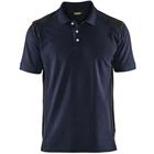 Poloshirt Piqué 3324 - kraag met knoopsluiting - marineblauw/zwart