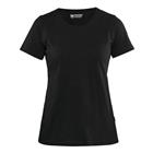 T-shirt Dames 3334 - ronde hals - zwart