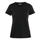 T-shirt Dames 3334 - ronde hals - zwart