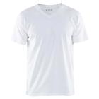 T-Shirt V-hals 3360 - wit