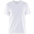 T-Shirt V-hals 3360 - wit