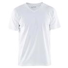 T-Shirt V-hals 3360 - wit