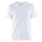 T-Shirt V-hals 3360 - wit