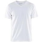 T-Shirt V-hals 3360 - wit