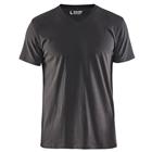 T-Shirt V-hals 3360 - donkergrijs