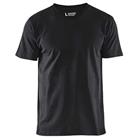 T-Shirt V-hals 3360 - zwart