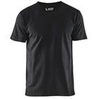 T-Shirt V-hals 3360 - zwart