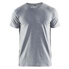 T-Shirt V-hals 3360 - grijs mêlee