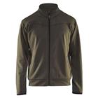 Service Sweatshirt met rits en zakken 3362 - groen/zwart