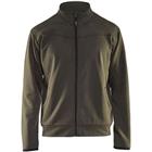 Service Sweatshirt met rits en zakken 3362 - groen/zwart