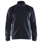 Service Sweatshirt met rits en zakken 3362 - marineblauw/zwart