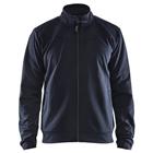 Service Sweatshirt met rits en zakken 3362 - marineblauw/zwart
