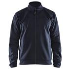 Service Sweatshirt met rits en zakken 3362 - marineblauw/zwart