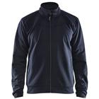 Service Sweatshirt met rits en zakken 3362 - marineblauw/zwart