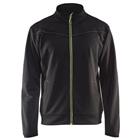 Service Sweatshirt met rits en zakken High Vis 3362 - zwart/fluo geel