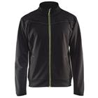 Service Sweatshirt met rits en zakken High Vis 3362 - zwart/fluo geel