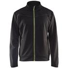 Service Sweatshirt met rits en zakken High Vis 3362 - zwart/fluo geel