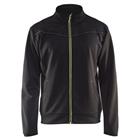 Service Sweatshirt met rits en zakken High Vis 3362 - zwart/fluo geel