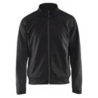 Service Sweatshirt met rits en zakken 3362 - zwart/donkergrijs