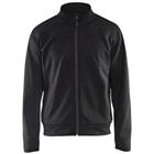 Service Sweatshirt met rits en zakken 3362 - zwart/donkergrijs