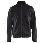 Service Sweatshirt met rits en zakken 3362 - zwart/donkergrijs