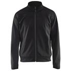 Service Sweatshirt met rits en zakken 3362 - zwart/donkergrijs