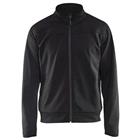 Service Sweatshirt met rits en zakken 3362 - zwart/donkergrijs
