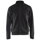 Service Sweatshirt met rits en zakken 3362 - zwart/donkergrijs