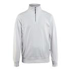 Sweatshirt met halve rits zonder zak 3369 - wit
