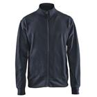Sweatshirt one-way rits zonder zak 3371 - donker marineblauw